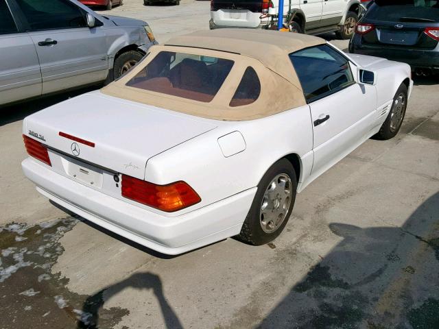 WDBFA61EXMF020066 - 1991 MERCEDES-BENZ 300 SL WHITE photo 4