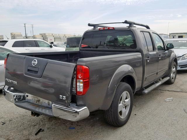 1N6AD09W47C465144 - 2007 NISSAN FRONTIER C CHARCOAL photo 4