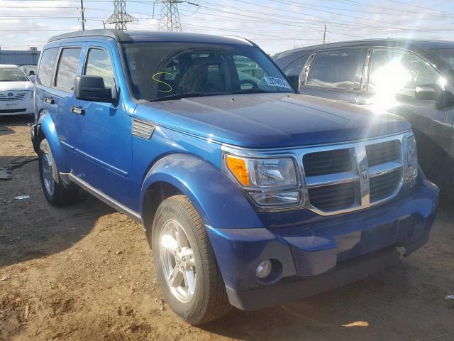 1D8GT28KX9W555847 - 2009 DODGE NITRO SE BLUE photo 1