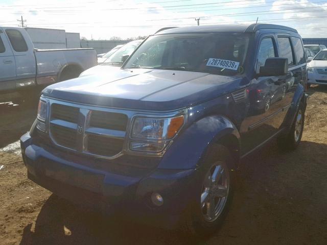 1D8GT28KX9W555847 - 2009 DODGE NITRO SE BLUE photo 2