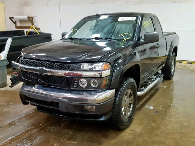 1GCDT19E278182373 - 2007 CHEVROLET COLORADO BLACK photo 2