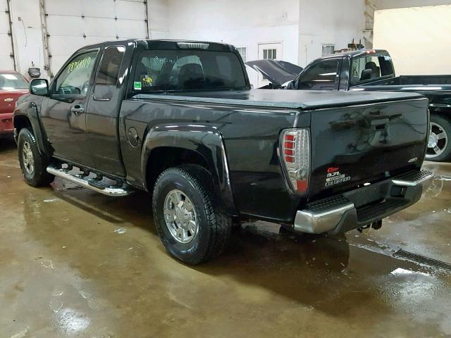 1GCDT19E278182373 - 2007 CHEVROLET COLORADO BLACK photo 3