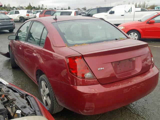 1G8AL55F86Z145940 - 2006 SATURN ION LEVEL 勃艮第红 照片 3