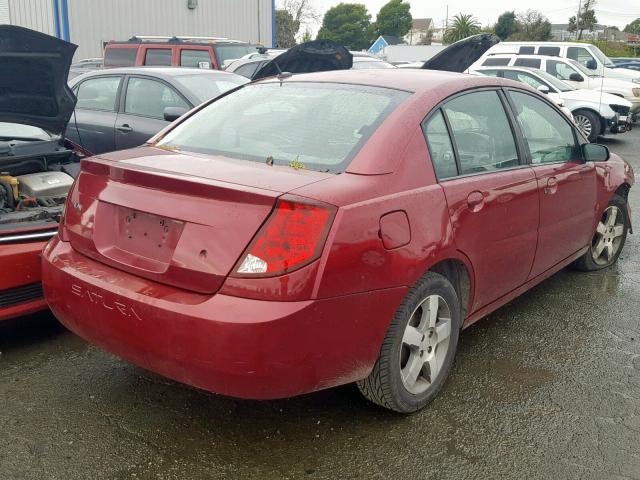 1G8AL55F86Z145940 - 2006 SATURN ION LEVEL 勃艮第红 照片 4