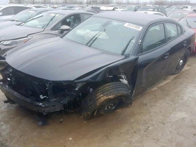 2C3CDXKT6JH295401 - 2018 DODGE CHARGER PO BLACK photo 2