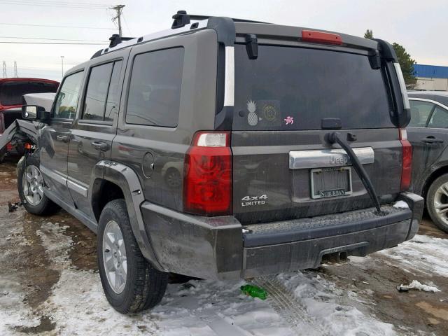 1J8HG58N16C318009 - 2006 JEEP COMMANDER 灰色 照片 3