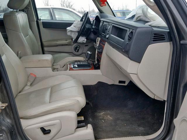 1J8HG58N16C318009 - 2006 JEEP COMMANDER 灰色 照片 5