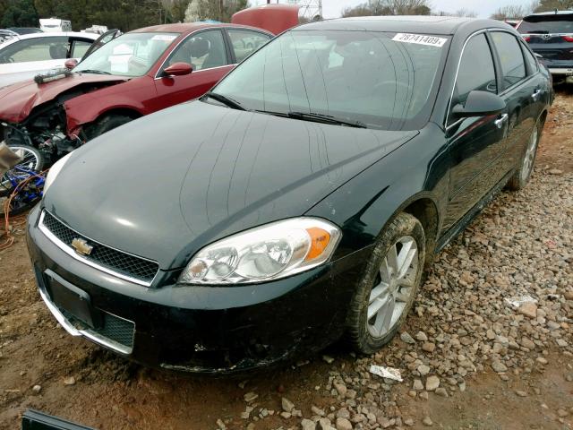 2G1WC5E3XC1176136 - 2012 CHEVROLET IMPALA LTZ BLACK photo 2