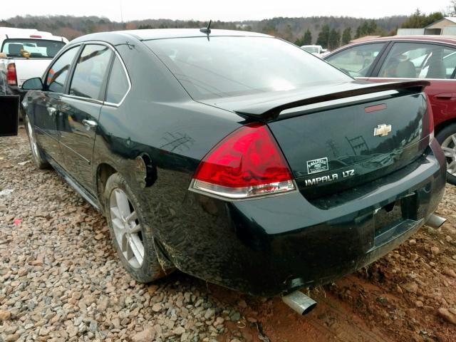 2G1WC5E3XC1176136 - 2012 CHEVROLET IMPALA LTZ BLACK photo 3