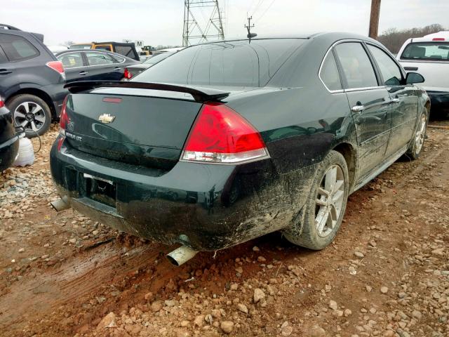 2G1WC5E3XC1176136 - 2012 CHEVROLET IMPALA LTZ BLACK photo 4