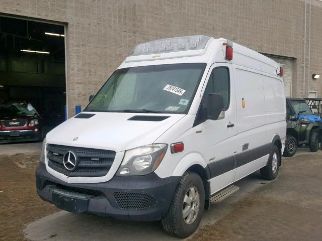 WD3PE7CC5FP135015 - 2015 MERCEDES-BENZ SPRINTER 2 WHITE photo 2