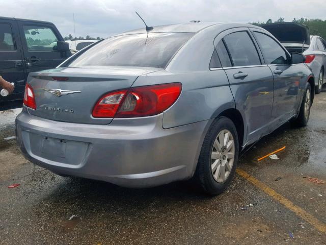 1C3LC46K88N122385 - 2008 CHRYSLER SEBRING LX BLUE photo 4