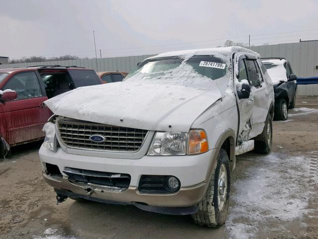 1FMZU74E62UA05706 - 2002 FORD EXPLORER E WHITE photo 2