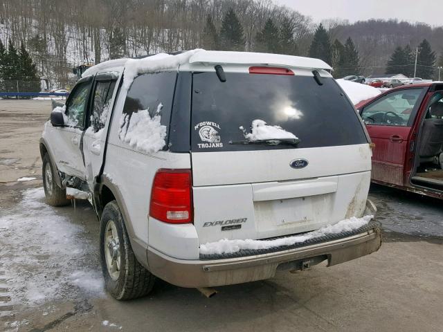 1FMZU74E62UA05706 - 2002 FORD EXPLORER E WHITE photo 3