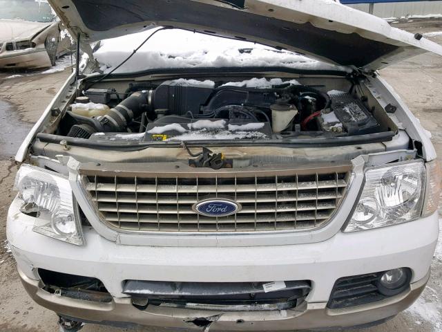 1FMZU74E62UA05706 - 2002 FORD EXPLORER E WHITE photo 7