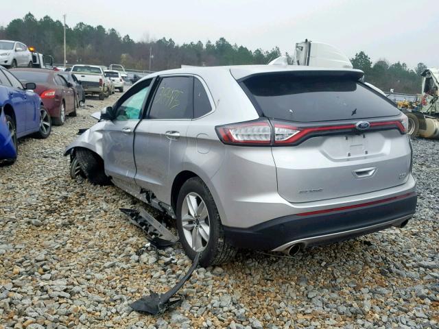 2FMPK3J93HBC32170 - 2017 FORD EDGE SEL GRAY photo 3