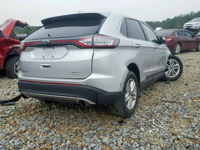 2FMPK3J93HBC32170 - 2017 FORD EDGE SEL GRAY photo 4