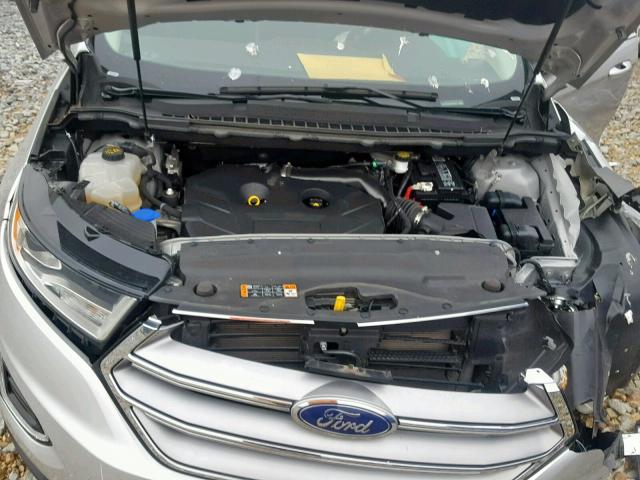 2FMPK3J93HBC32170 - 2017 FORD EDGE SEL GRAY photo 7