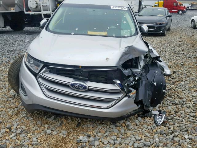 2FMPK3J93HBC32170 - 2017 FORD EDGE SEL GRAY photo 9