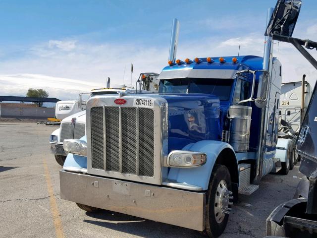 1XPXD49X3ED222301 - 2014 PETERBILT 389 BLUE photo 2