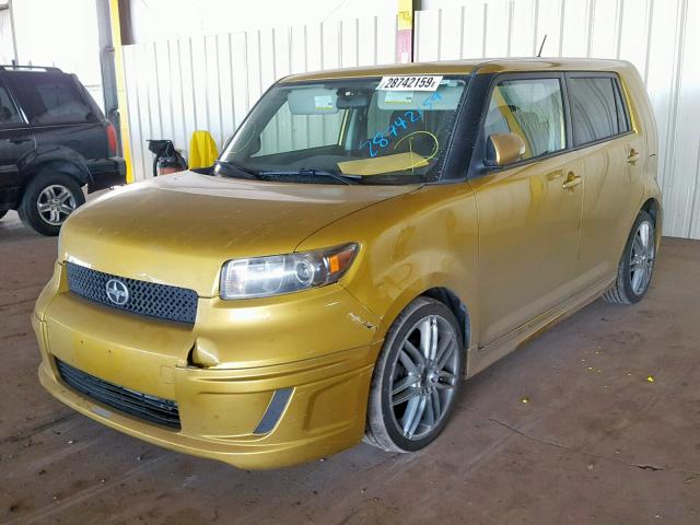 JTLKE50EX81054936 - 2008 TOYOTA SCION XB ოქროსფერი ფოტო 2