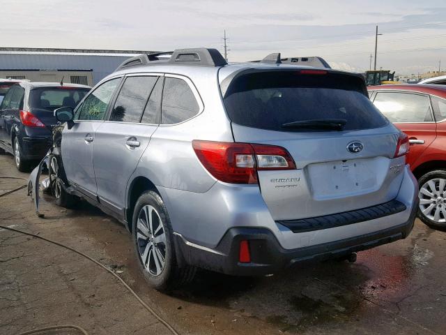 4S4BSENC0J3245184 - 2018 SUBARU OUTBACK 3. SILVER photo 3