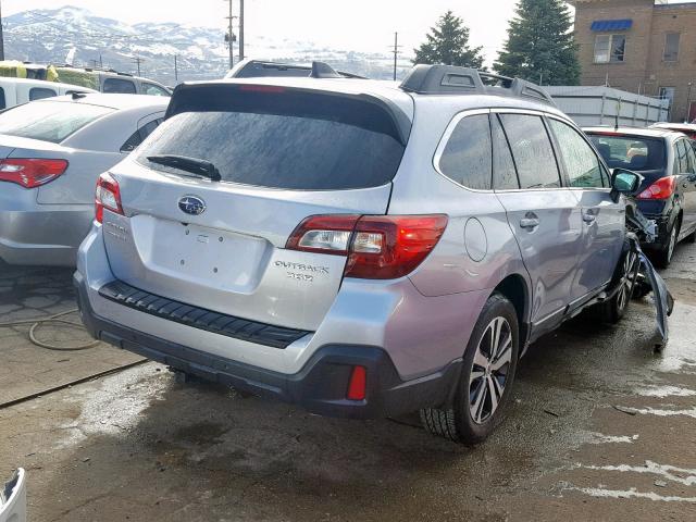 4S4BSENC0J3245184 - 2018 SUBARU OUTBACK 3. SILVER photo 4