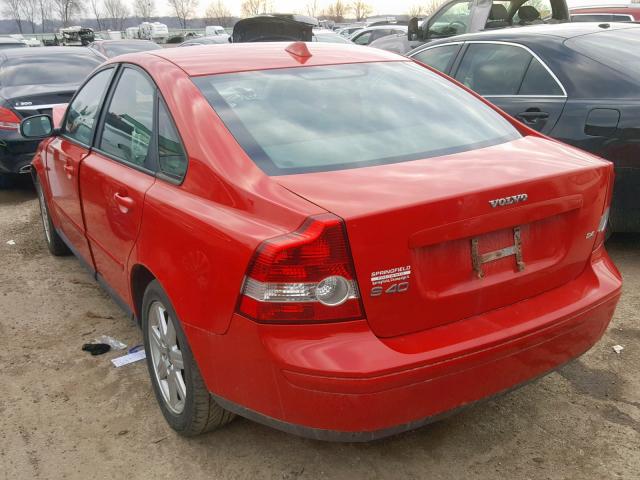 YV1MS382572290702 - 2007 VOLVO S40 2.4I RED photo 3