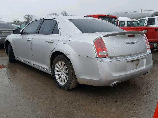 2C3CCAAG7CH104625 - 2012 CHRYSLER 300 SILVER photo 3