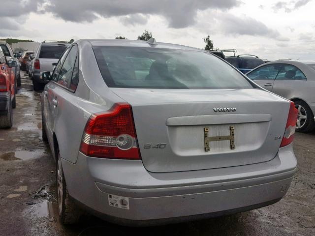 YV1MS390662155370 - 2006 VOLVO S40 2.4I SILVER photo 3