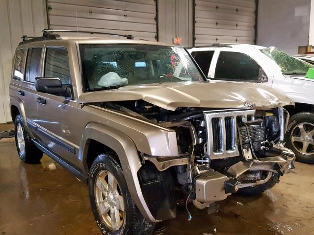 1J8HG48N56C274526 - 2006 JEEP COMMANDER GOLD photo 1