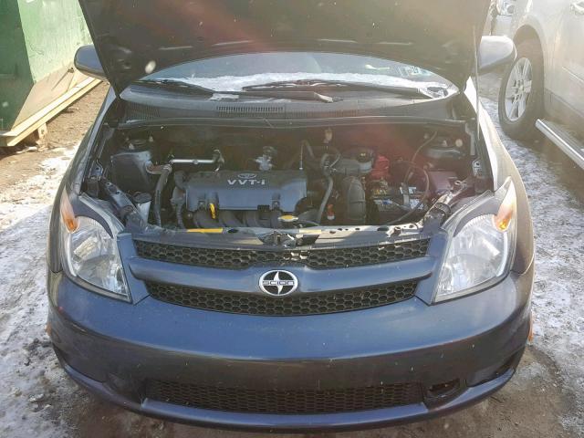 JTKKT624X65006072 - 2006 TOYOTA SCION XA GRAY photo 7