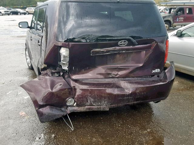 JTLKE50EX81037389 - 2008 TOYOTA SCION XB 紫色 照片 9