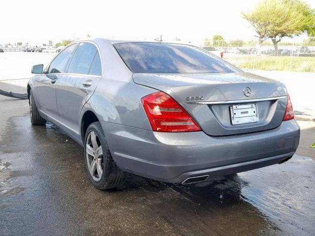 WDDNG7BB8AA309659 - 2010 MERCEDES-BENZ S 550 SILVER photo 3