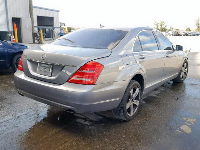 WDDNG7BB8AA309659 - 2010 MERCEDES-BENZ S 550 SILVER photo 4