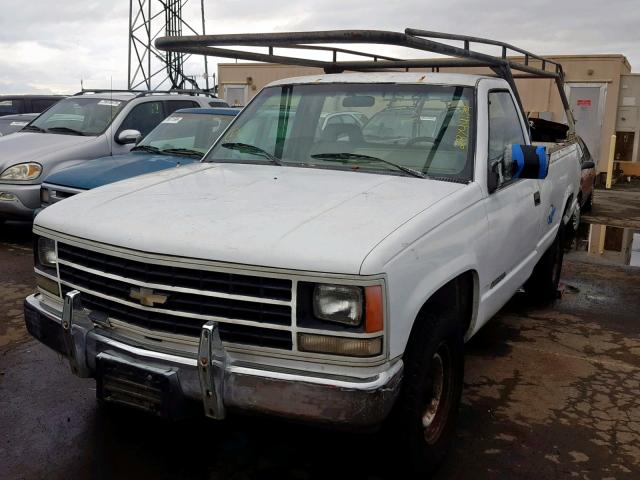 1GCGC24K1PE242824 - 1993 CHEVROLET GMT-400 C2 WHITE photo 2