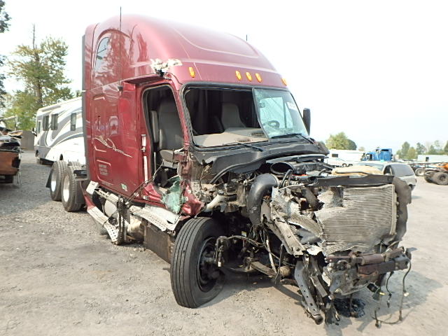 1FUJGLDR8BSBA3076 - 2011 FREIGHTLINER CASCADIA 1 BURGUNDY photo 1