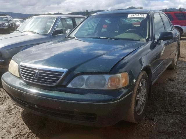 JH4KA9659TC014641 - 1996 ACURA 3.5RL GREEN photo 2