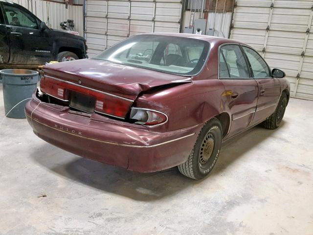 2G4WS52J011253053 - 2001 BUICK CENTURY CU MAROON photo 4