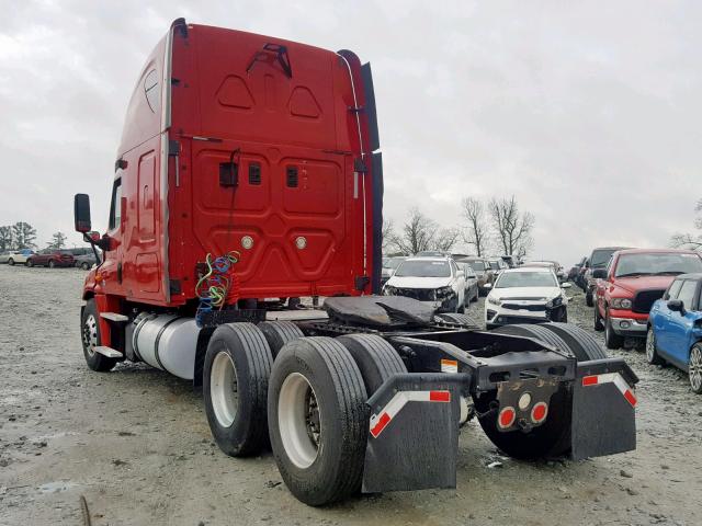 1FUJGLDV2DLBY3540 - 2013 FREIGHTLINER CASCADIA 1 RED photo 3