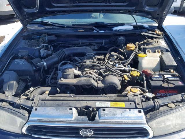 4S3BD6357S7238235 - 1995 SUBARU LEGACY L A BLUE photo 7