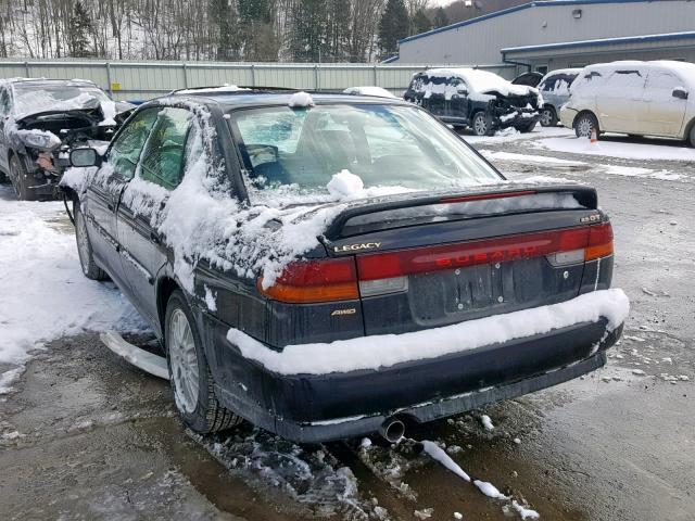 4S3BD6751W7202749 - 1998 SUBARU LEGACY GT BLACK photo 3