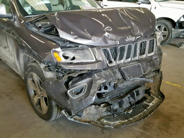 1C4RJFBG2FC698071 - 2015 JEEP GRAND CHER GRAY photo 9