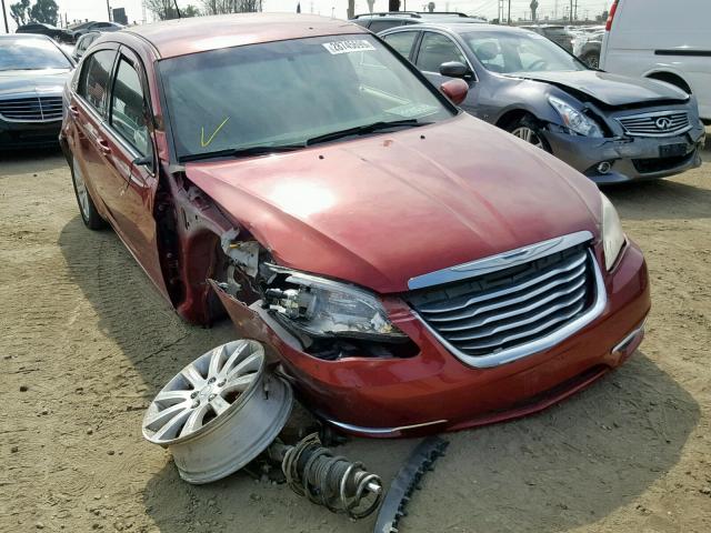 1C3CCBBB4DN614707 - 2013 CHRYSLER 200 TOURIN RED photo 1