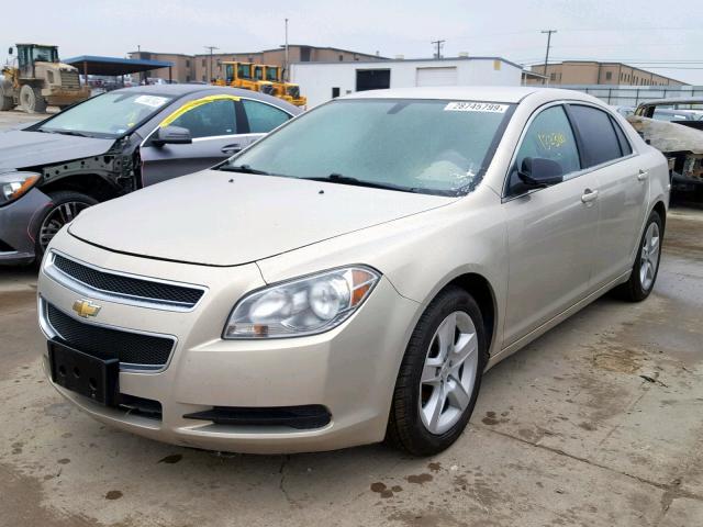 1G1ZA5EU3BF356092 - 2011 CHEVROLET MALIBU LS TAN photo 2
