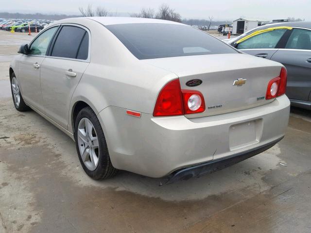 1G1ZA5EU3BF356092 - 2011 CHEVROLET MALIBU LS TAN photo 3
