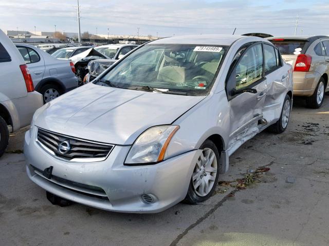 3N1AB6AP7BL696300 - 2011 NISSAN SENTRA 2.0 SILVER photo 2