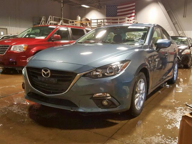 3MZBM1V71FM171075 - 2015 MAZDA 3 BLUE photo 2