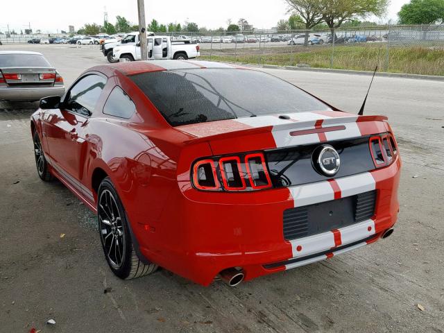 1ZVBP8CF7D5274112 - 2013 FORD MUSTANG GT RED photo 3