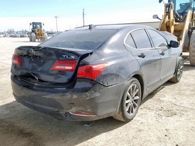 19UUB1F33JA001515 - 2018 ACURA TLX BLACK photo 4